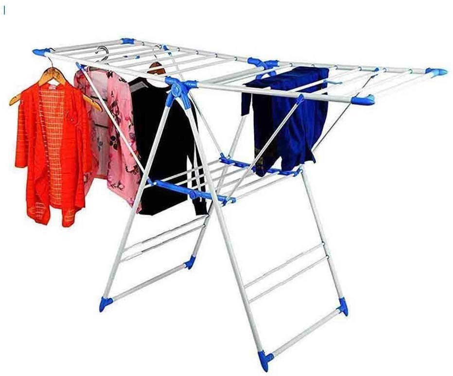 GTC CLOTH DRYING STAND INDOOR AND OUTDOOR STAND  BLUE
